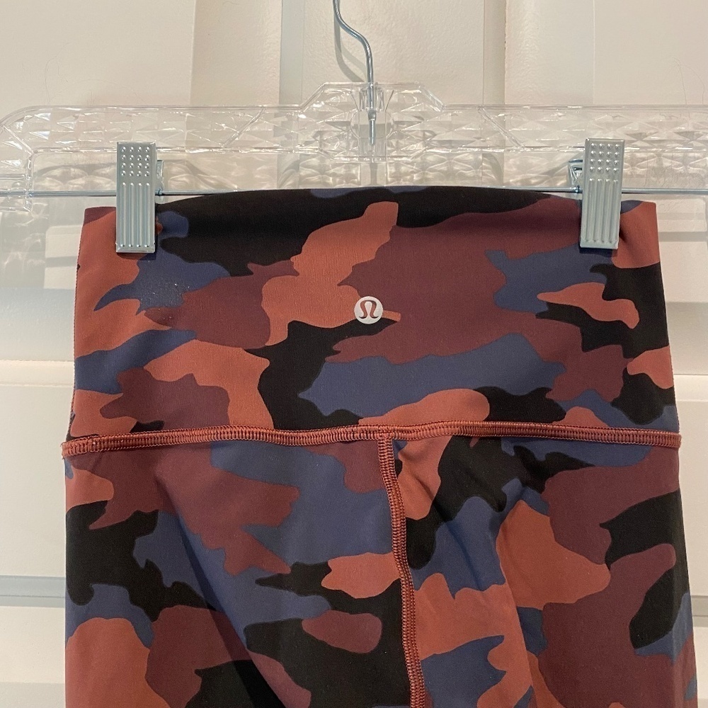 Lululemon Wunder Under High-Rise Tight 28" *Full-On Luxtreme, Smoky Red 16243 - Picture 6 of 8